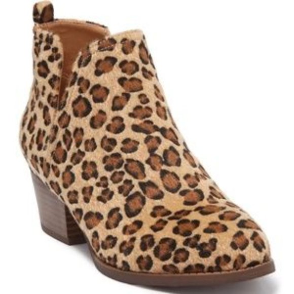 🙇🏻‍♂️ Chinese Laundry Leopard Print Ankle Boot New In Box - Picture 1 of 6